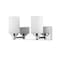 Z-Lite Soledad 2 Light Vanity, Chrome & White 485-2V-CH - alternate 3